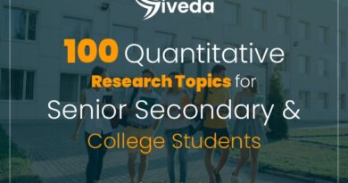 100 Quantitative Research Topics for Senior Secondary